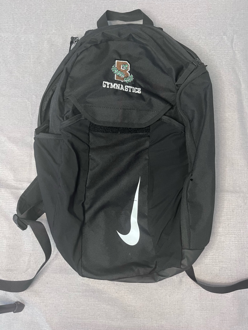 Nike Brown University Gymnastics black backpack #gym #fitness
